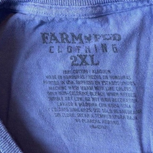 Farm Fed Clothing Novelty Funny Dixie Chicks T Shirt Lavender in Color Size 2XL - Picture 4 of 5